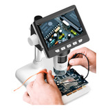 Microscopio Digital Lcd De 4.3 Pulgadas Para Adultos, Micros