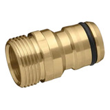 Conector Rapido 3/4 Macho Bronce Color Dorado