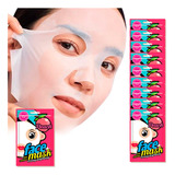 Mascara Facial Acido Hialuronico Uniforme Kit 10 Und Atacado