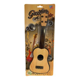 Mini Guitarra Ukelele Musical Infantil Juguete Dia Niño Color Marrón Claro