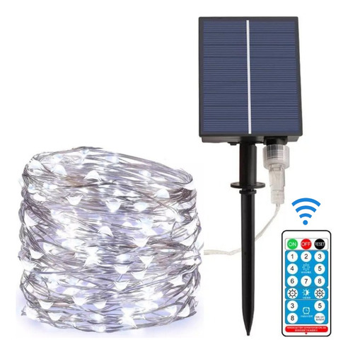 Luces Halloween Navidad Serie Led Solar Y Eléctrica 22 Mts