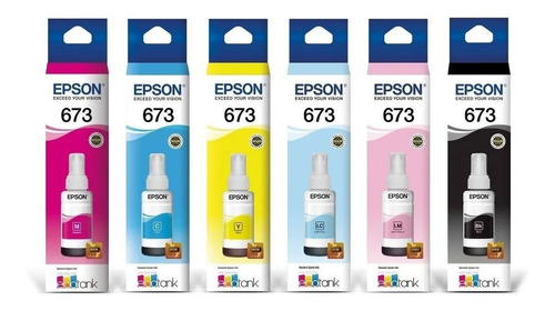 Tinta Epson 673 120 220 320 420 520 620 Precio Unitario