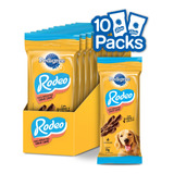 Pedigree Rodeo Snack Para Perro Adulto Sabor Carne 10un