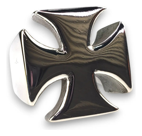 Anillo Cruz Templaria Fuerza Vida Y Valor Acero Inoxida A884
