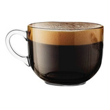 Taza Grande Vidrio Para Café O Capuchino 470ml Jumbo Tazon