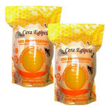 Kit 2 Cera Quente Depilação Elástica E Anestésica 500g - Mel