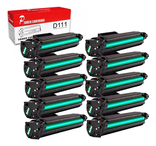 10x Toner Compatível C/ Samsung Mlt-d111s D111s M2020 M2070w