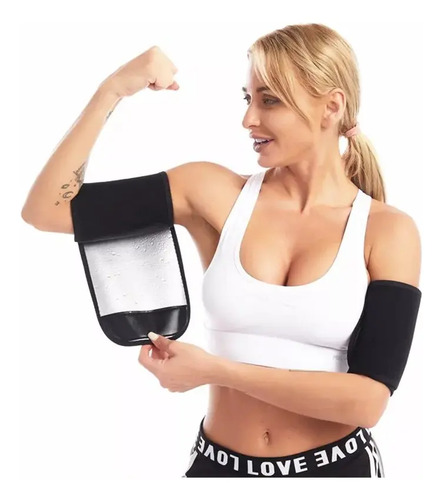 Par Bandas Mangas Sauna Adelgazantes De Neopreno Para Brazo | Meses sin interés