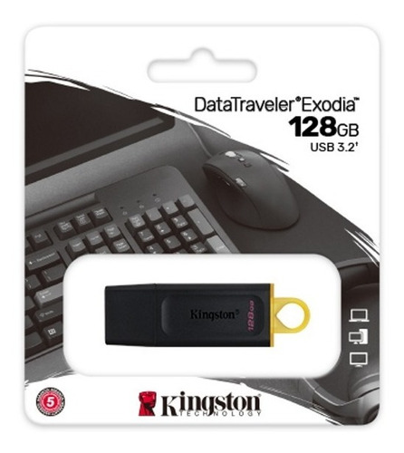 Memoria Usb 128gb Kingston Exodia Usb 3.2