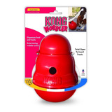 Juguete Kong Interactivo Wobbler Talla S Para Perro Max 12kg Color Rojo