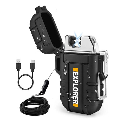 Encendedor Electrónico,Encendedor Electrico Impermeable Para Exteriores,encendedor Eléctrico Recargable Por Usb,hoguera,encendedores Cortaviento Adecuado Para Camping,senderismo,aventura | MercadoLibre
