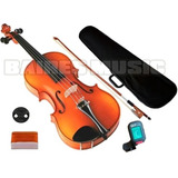 Violin Stradella 4/4 Resina Afinador Digital Estuche Sordina