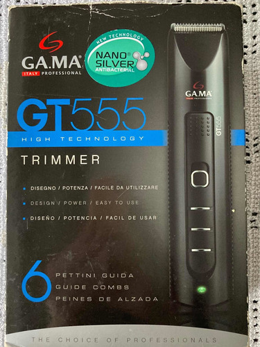 Afeitadora Corta Pelo Gama Gt 555 - Cargador Para Repuesto