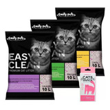 Pack De Arenas Easy Clean 20kg + Snack Gratis Petlandiachile