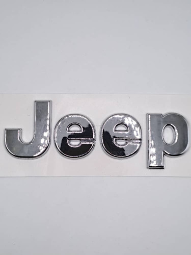 Emblema Letra Jeep Cromo Foto 3
