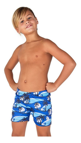 Short De Natacion Niños  Estampados Resistentealcloro N1484