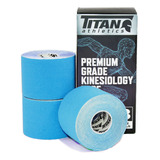 Titan Athletics - Azul - Paquete De 3 (2 Pulgadas X 16 Pies 