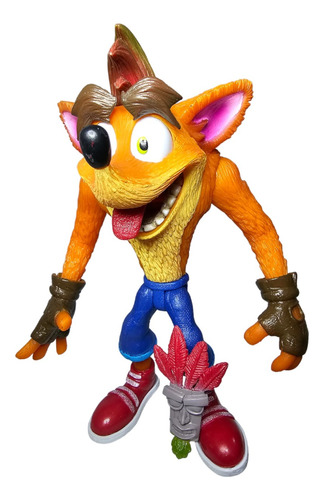 Crash Bandicoot Figura Articulada Con Luz 30 Cm