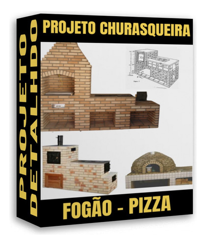 Projetos De Churrasqueiras - Fogão A Lenha E Forno Pizza