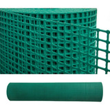 Malla Plástica Cerramiento Tejido Cerco Verde 1,20m X 10m