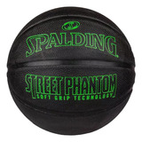 Balón De Básquetbol Spalding Nba Street Phantom Nº 7 Color Verde Neon/negro Para  De Exterior