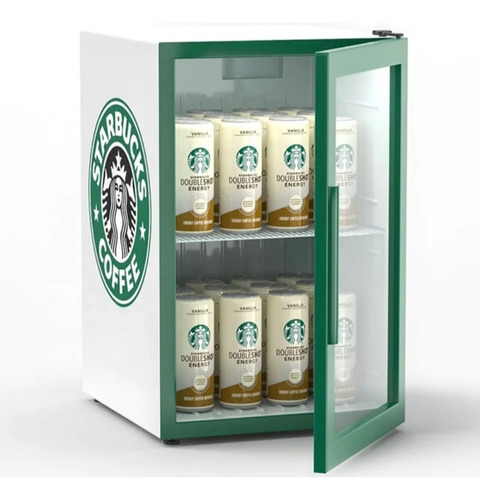 Mini Refri Frigobar Logo De Starbucks