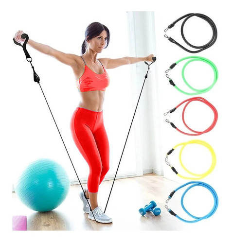 Kit 5 Bandas Ligas De Resistencia P/ Ejercicio Fitness