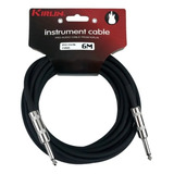 Cable De Instrumento Plug Plug 6 Mts Kirlin Ipcv241 