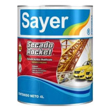 Pintura Automotriz Esmalte Acrílico Secado Rápido Sayer 4l