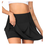 Falda Pantalón Deportiva De Fitness Corto Tenis Ropa Mujer