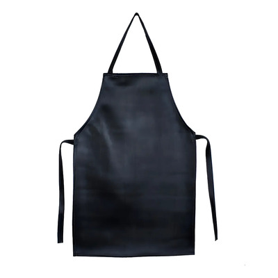 Mandil Delantal De Hule Impermeable Pesquero Uso Rudo Color Negro | Meses sin interés