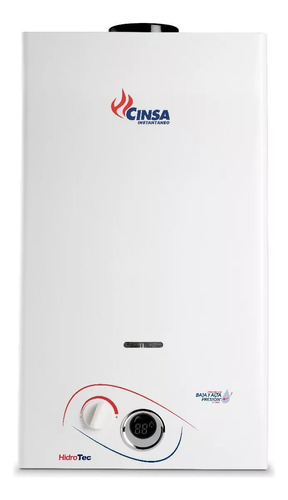 Boiler De Paso Instantáneo Para 2 Servicios Gas Lp Cinsa 13l