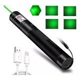 Puntero Láser Verde Carga Usb Recargable Juguetes Para Gatos