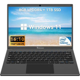 A Dreamer Computadora Portátil Windows 11 8gb Ram+ 1tb Ssd, 