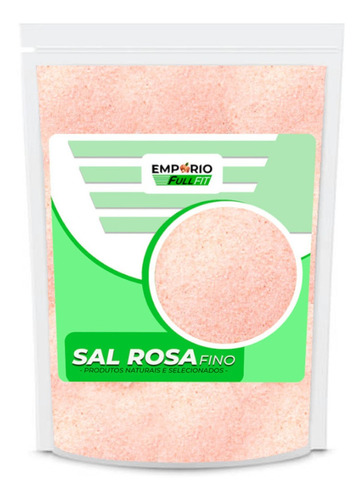 Sal Rosa Do Himalaia Fino Puro Iodado Natural Premium 2kg