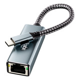 Adaptador Usb C A Ethernet Gigabit, Convertidor Ethernet Rj4