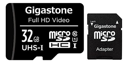 Tarjeta Micro Sd Gigastone De 32 Gb Con Adaptador, U1 C10 Cl