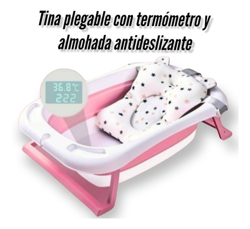 Tina Bañera Para Bebé Multifuncional Con Temperatura