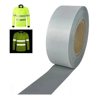 Rollo De Cinta Reflejante Textil 100mx5cm Ancho P\u002Fropa, Etc. | Envío gratis