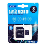 Cartão Micro Sd De Memória Knup 8gb P/ Mp3/mp4