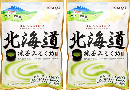 Hokkaido Matcha Milk Ame (2.85 Oz) (paquete De 2)