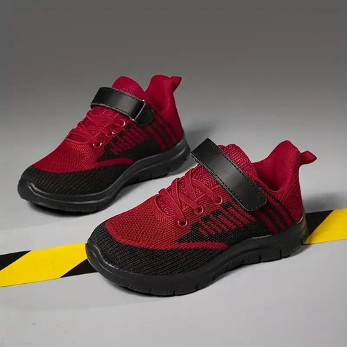 Zapatillas Deportivas Para Niños Y Niñas Malla Transpirable 18.5 - 25.5 Zapatos Para Correr, Caminar