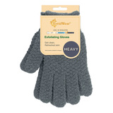 Evridwear Guantes De Baño Exfoliantes De Doble Textura Para