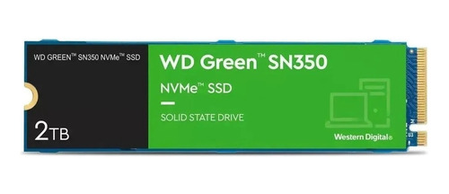 Hd Ssd Wd Green Sn350 2tb M.2 Pci-e Nvme Gen3