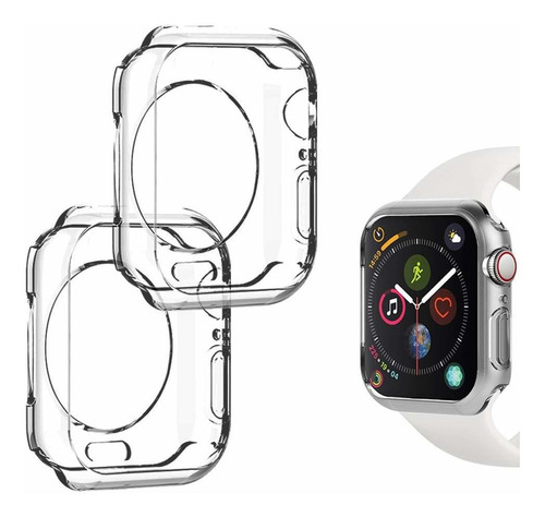 2 Paquetes   Watch Se Series 654 Case 44mm Iwatch Se S6...