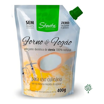 Adoçante Dietético de Stévia Culinário Forno e Fogão 400g | MercadoLivre