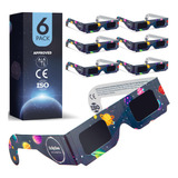 Gafas Para Eclipse Solar Eclipse (paquete De 6) Con Certific