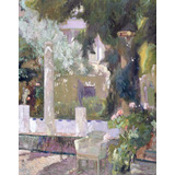 Lienzo Tela Canvas Arte Jardín Familiar Joaquín Sorolla