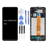 For Samsung Galaxy A12 Pantalla Táctil Lcd Con Marco N