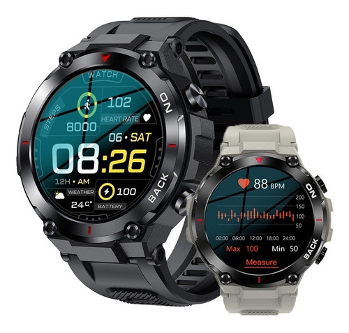 Reloj Inteligente Gps De 5atm Militar Impermeable P/hombre